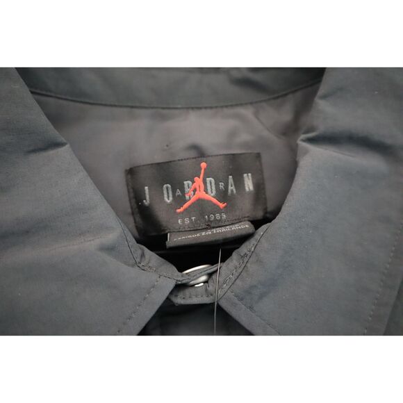 Nike Air Jordan FV7432-045 Men's Sz 2XL Faded Black Button-Down Top Jacket - Picture 5 of 9